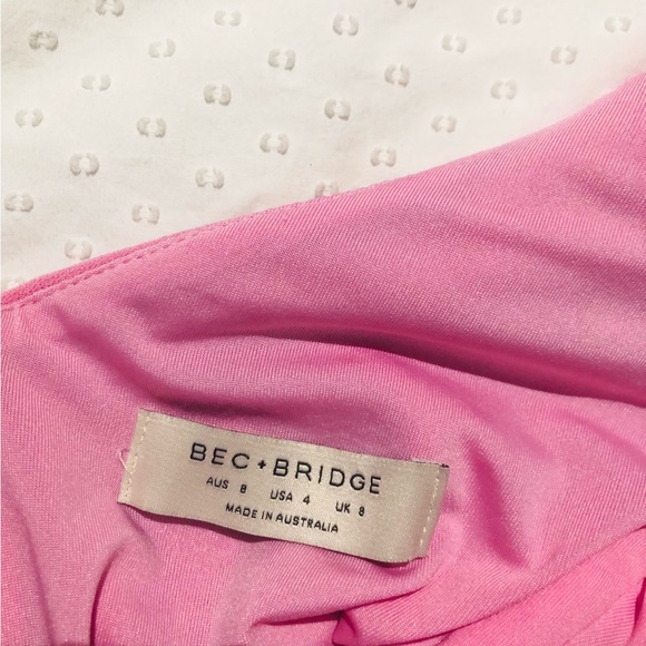 Bec and Bridge Joelle Pink Midi Dress - Picture 5 of 8